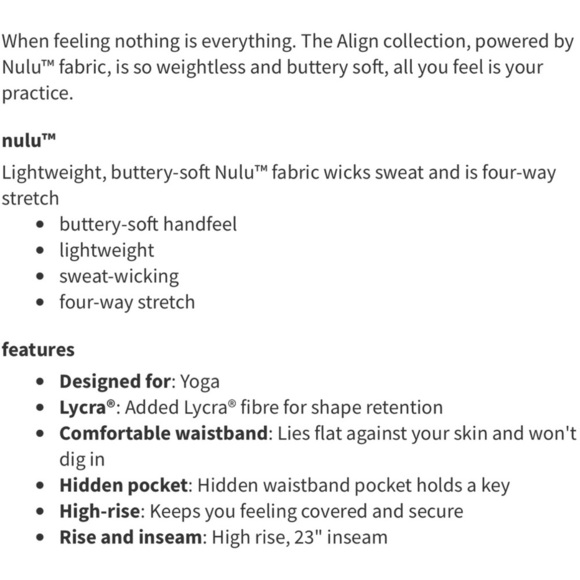 Lululemon Align High-Rise Crop 23" in Vivid Plum - Picture 3 of 8